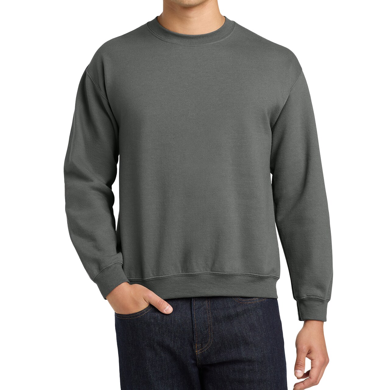 Gildan Crewneck Sweatshirt, Blank Heavy Blend Fleece Pullover